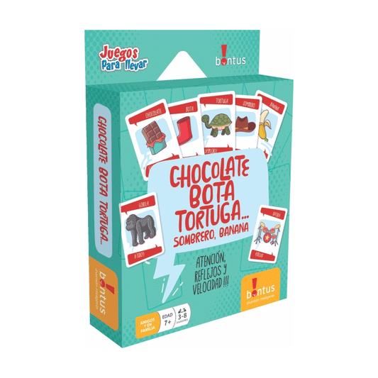 Juego de Cartas Chocolate Bota Tortuga Bontus