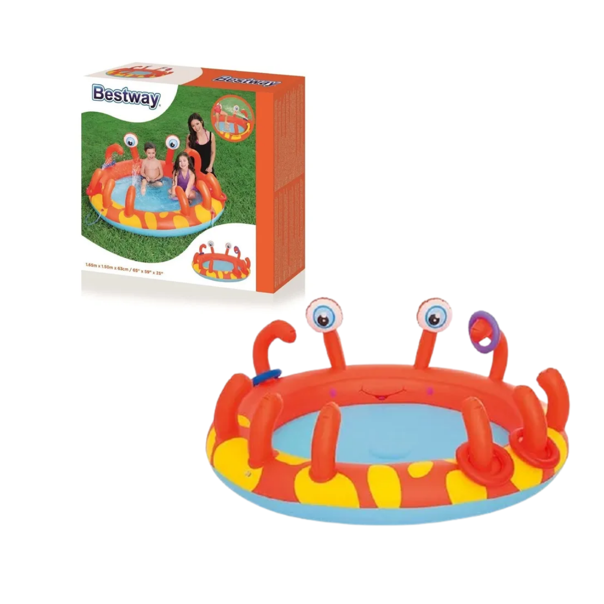 Playcenter Inflable Cangrejo 165x150x63 cm
