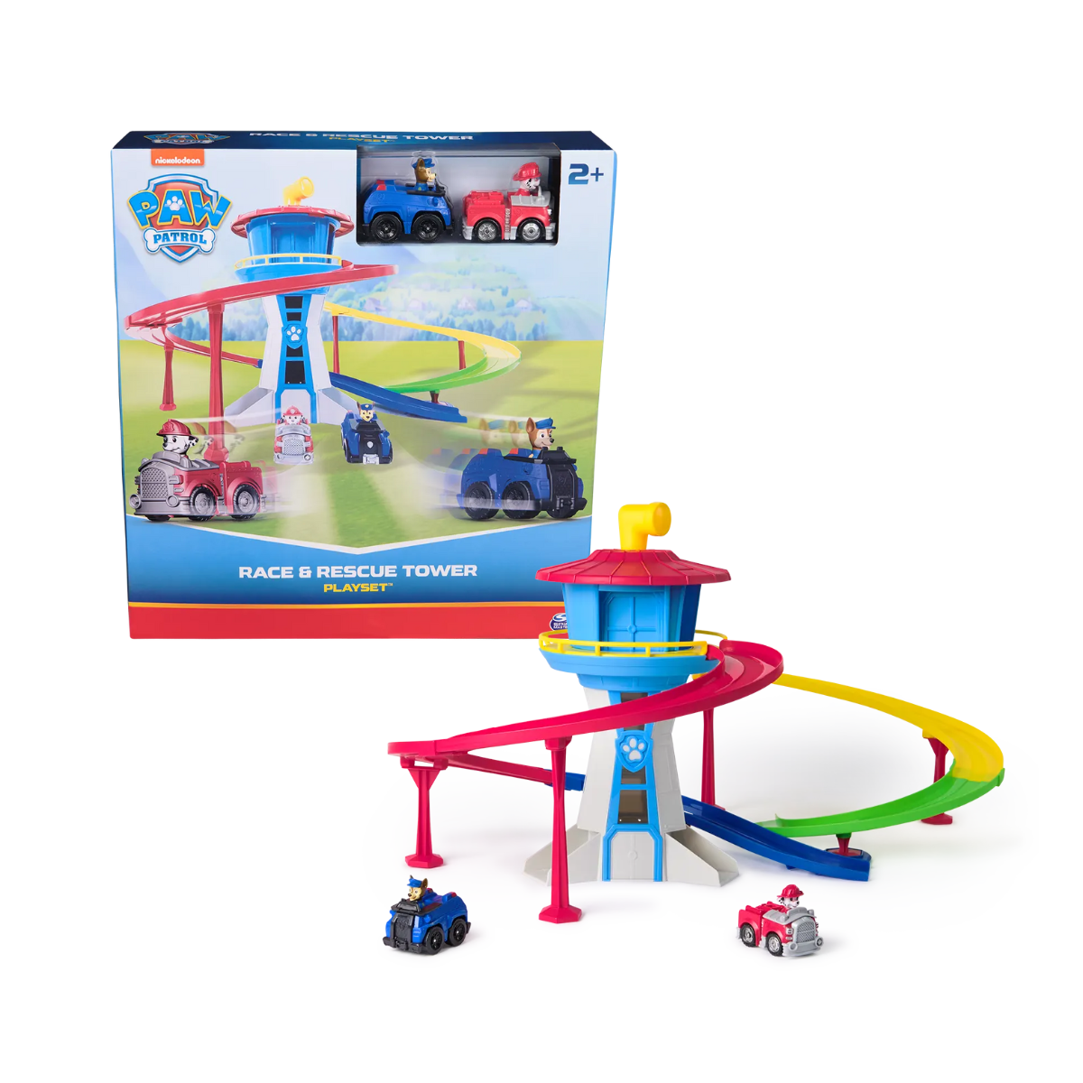 Playset Torre Con Mini Vehículos Paw Patrol Vulcanita