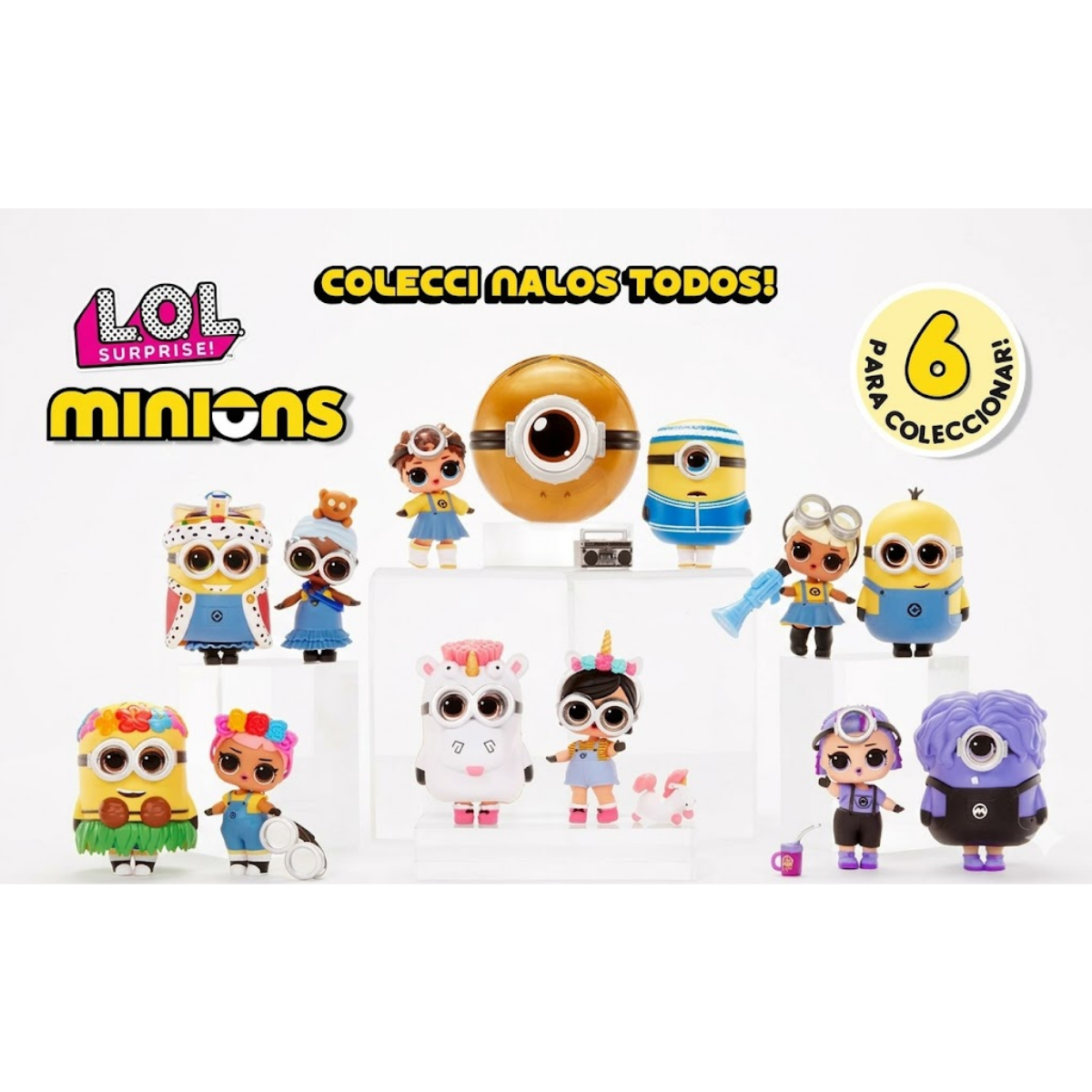 L.O.L. Surprise! Loves Minions - Muñeca Sorpresa 9 cm