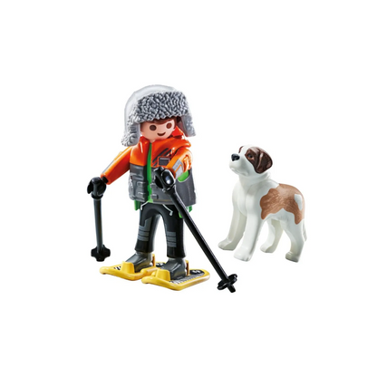 Playmobil Senderista Con San Bernardo 71741