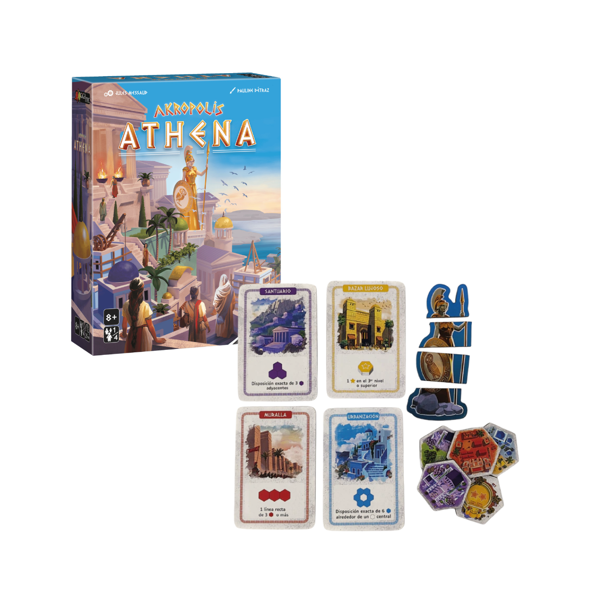 Juego De Cartas Athena Akropolis Expansión Maldón