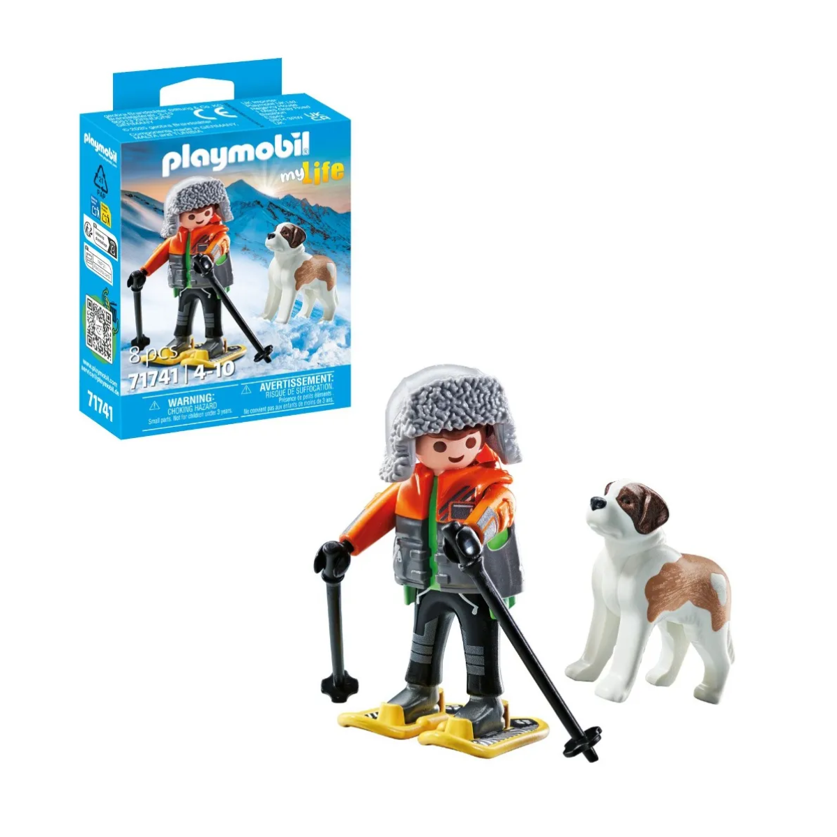 Playmobil Senderista Con San Bernardo 71741