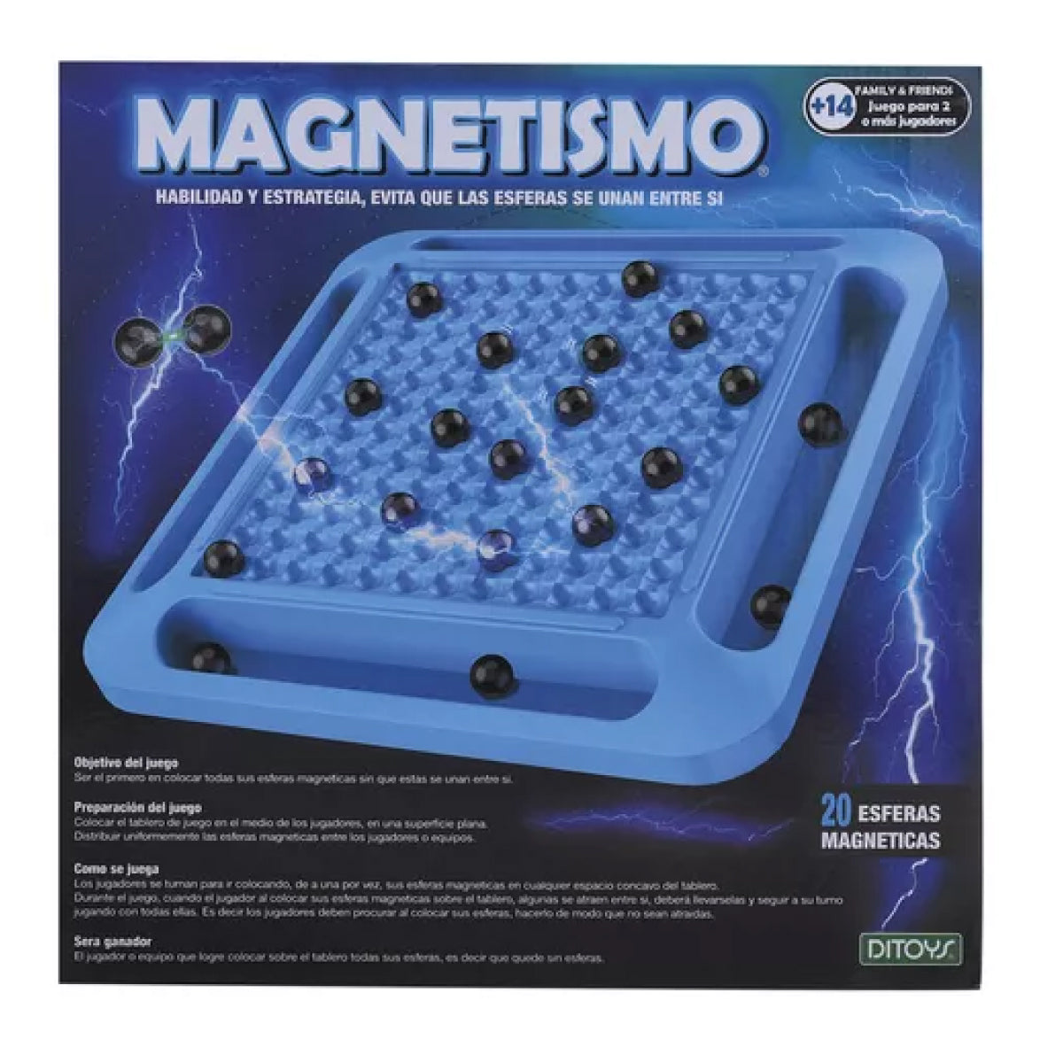 Magnetismo Juego De Mesa Estrategia Ditoys