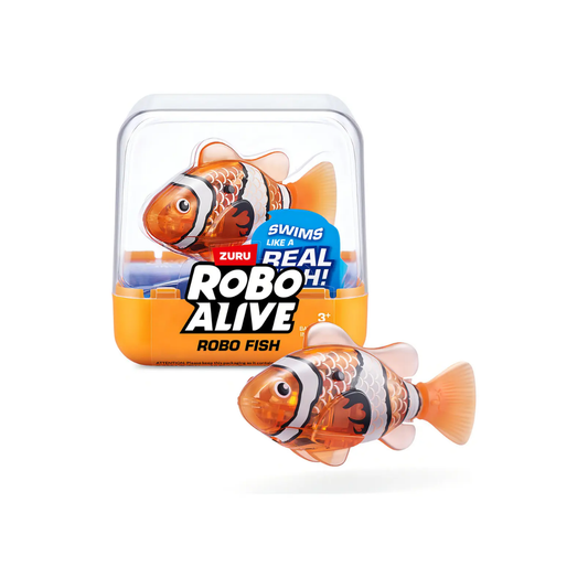 Robo Alive Pez Robótico Interactivo con Cambio de Color 8 cm