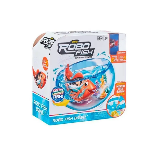 Robo Alive Set Pecera con Pez que Cambia de Color