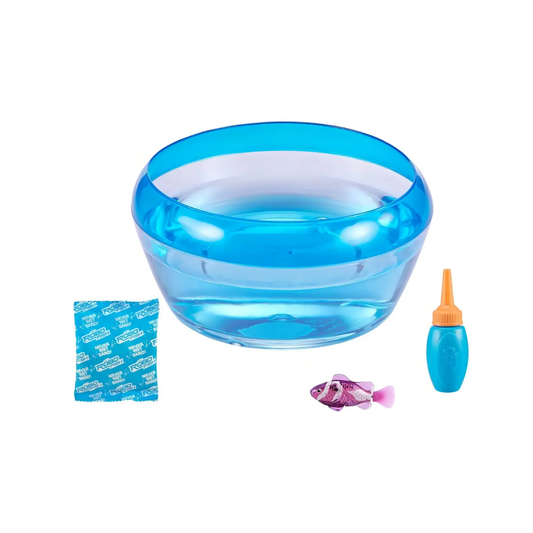 Robo Alive Set Pecera con Pez que Cambia de Color