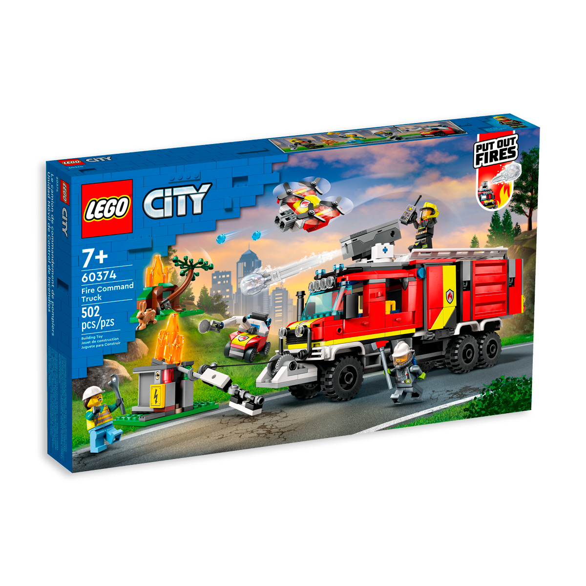 Lego City Unidad Móvil de Control de Incendios