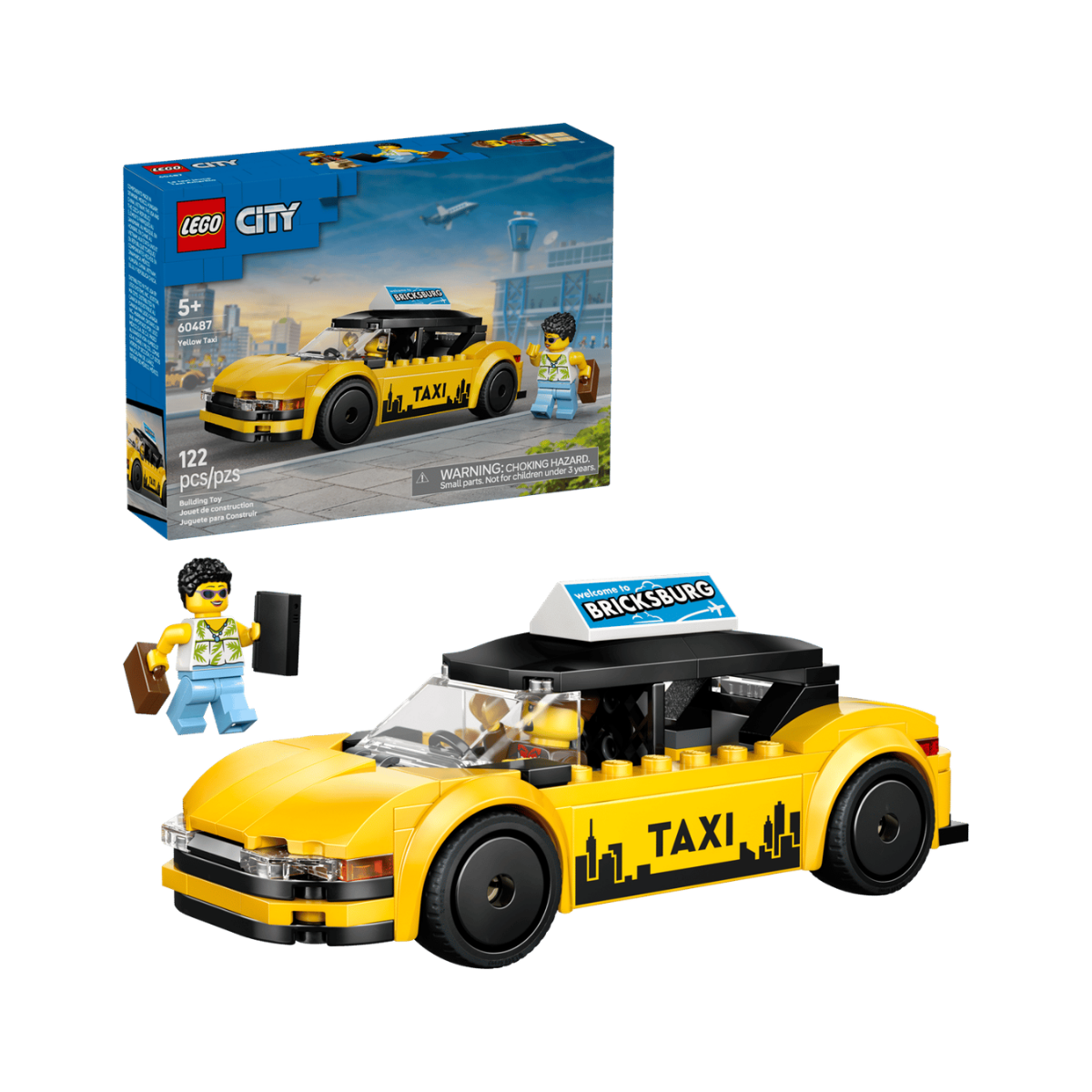LEGO® City Vehicles – Taxi Amarillo