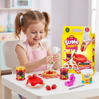 Slime Mart Bolsa de Compras Crea Tu Cheesecake de Frutilla