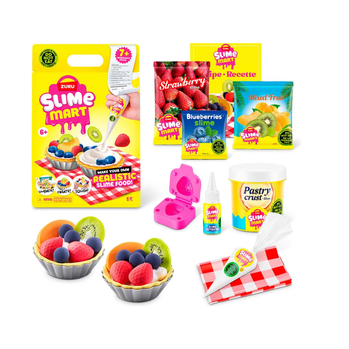 Slime Mart Bolsa de Compras Crea Tu Pie de Frutas