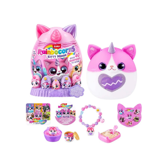 Rainbocorns Eggzania Kitty Mania Huevo Sorpresa 30 cm