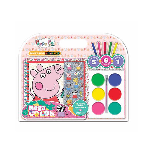 Kit de Arte Mega Color Peppa Pig