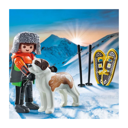 Playmobil Senderista Con San Bernardo 71741