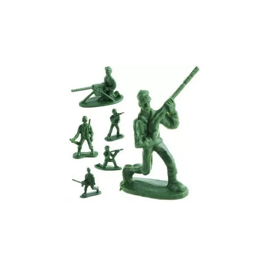 Soldados x 48 pcs con Avión y Helicóptero