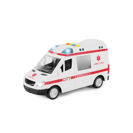Ambulancia De Emergencias Con Luz Y Sonido Isakito
