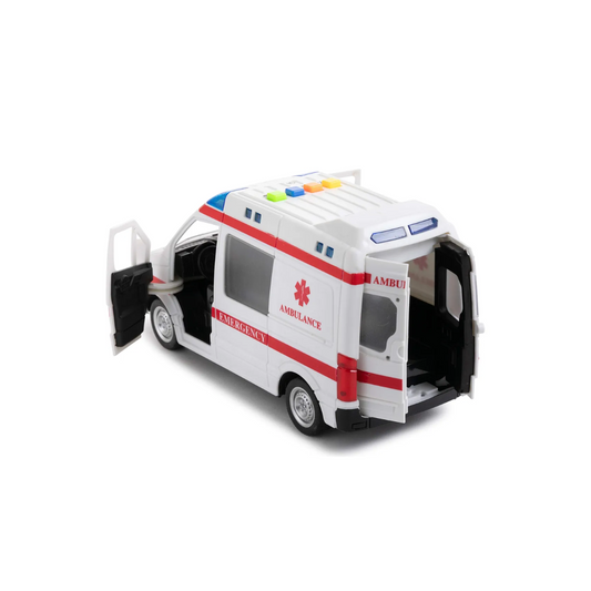 Ambulancia De Emergencias Con Luz Y Sonido Isakito