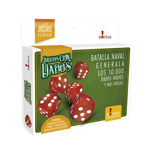 Juego de Mesa Juegos Con Dados Bontus