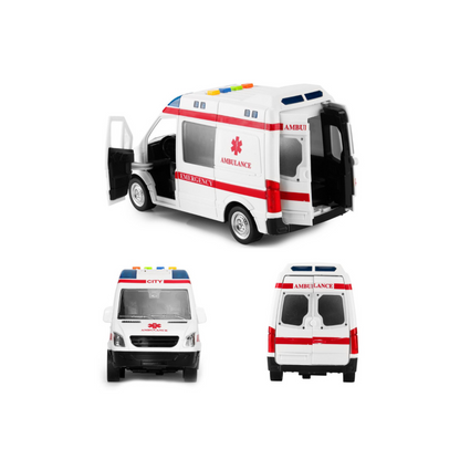 Ambulancia De Emergencias Con Luz Y Sonido Isakito