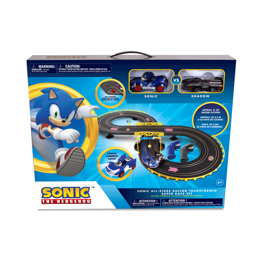 Sonic  Pista De Carrera 2 Vehículos  Wabro