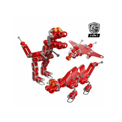 Juego De Construcción Dinosaurio Armatron DINOflex 3 en 1 Rasti