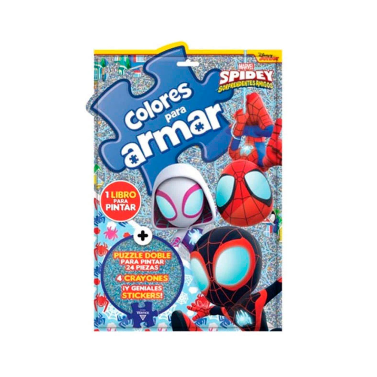 Set de Arte Colores para Armar Spidey y sus Sorprendentes Amigos