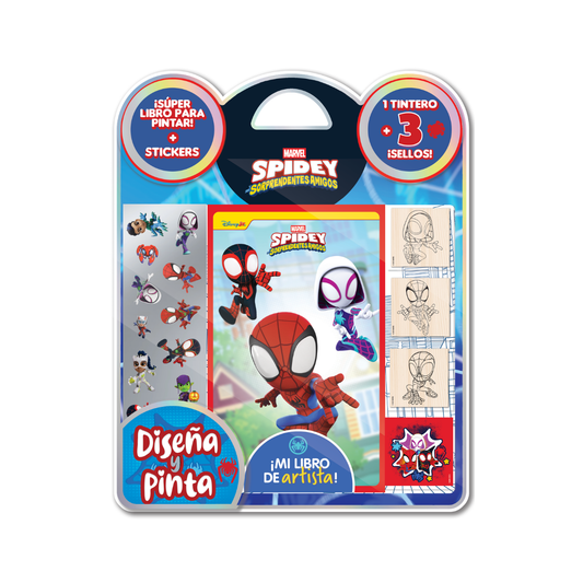 Set de Arte Diseña y Pinta Spidey y sus Sorprendentes Amigos