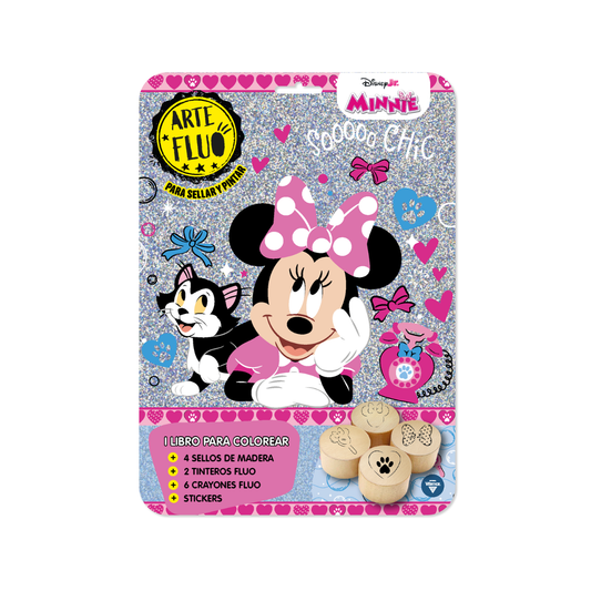 Set de Arte Fluo Minnie Mouse