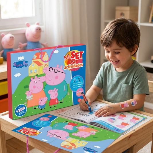 Set de Actividades Peppa Pig 3 en 1