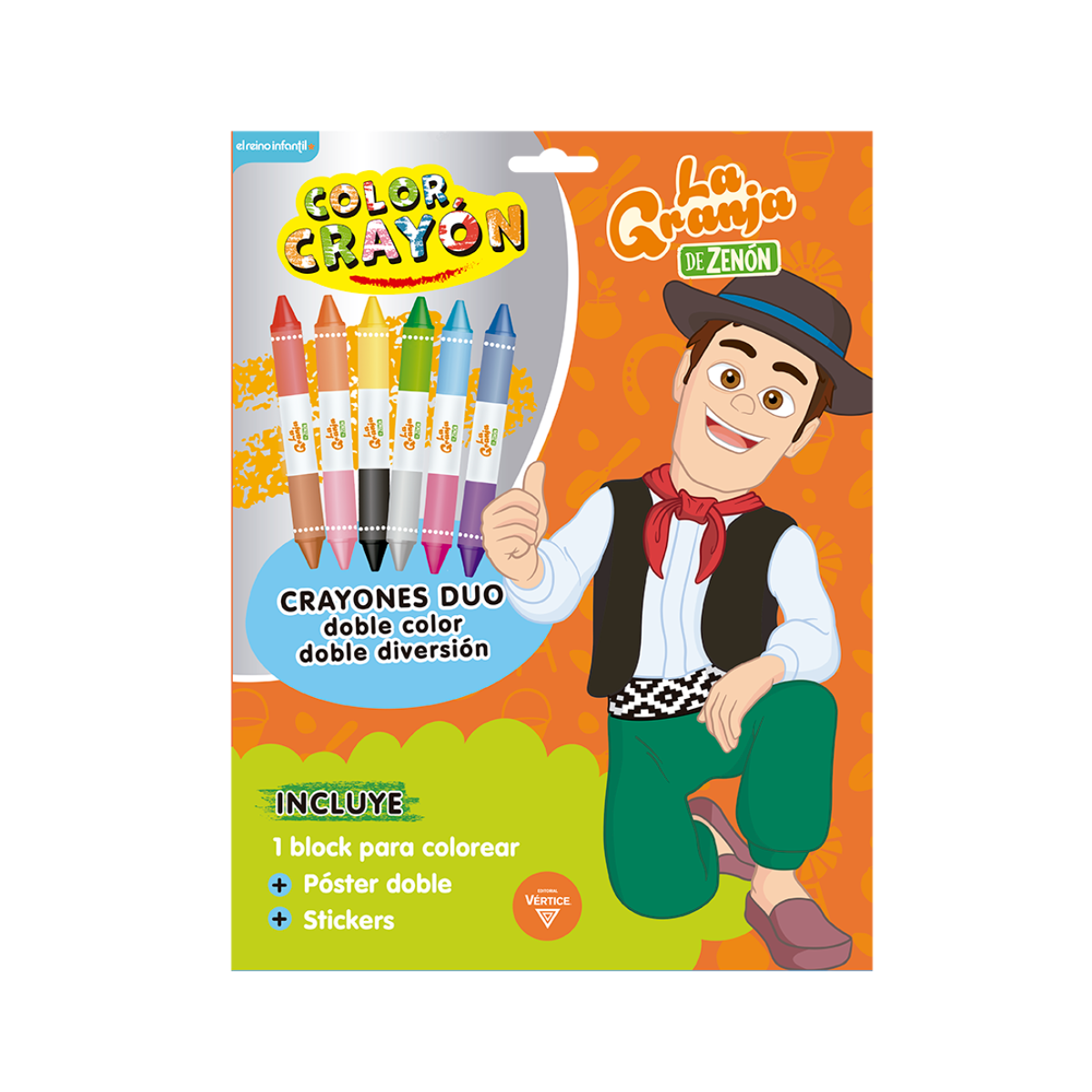 Set de Arte Color Crayón La Granja de Zenón
