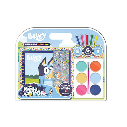 Kit de Arte Mega Color Bluey