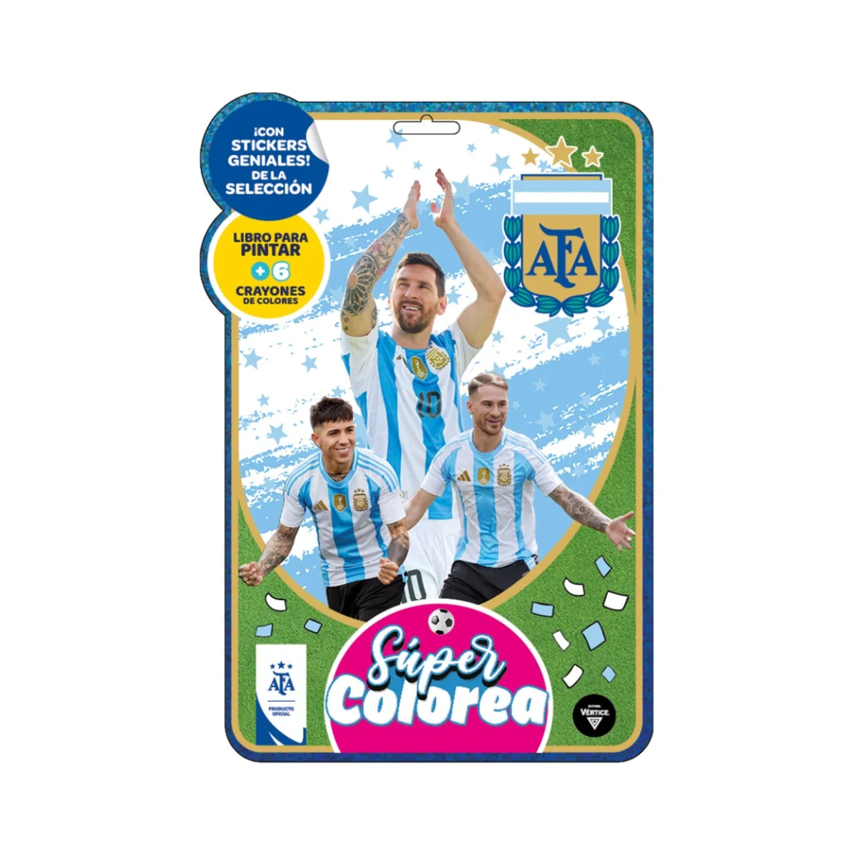 Set de Arte Súper Colorea Selección Argentina AFA