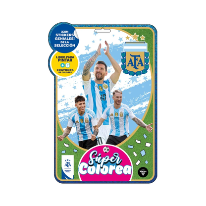 Set de Arte Súper Colorea Selección Argentina AFA