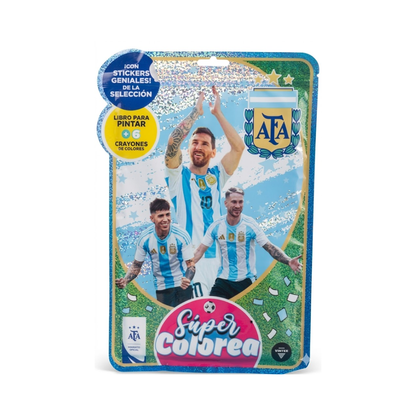 Set de Arte Súper Colorea Selección Argentina AFA