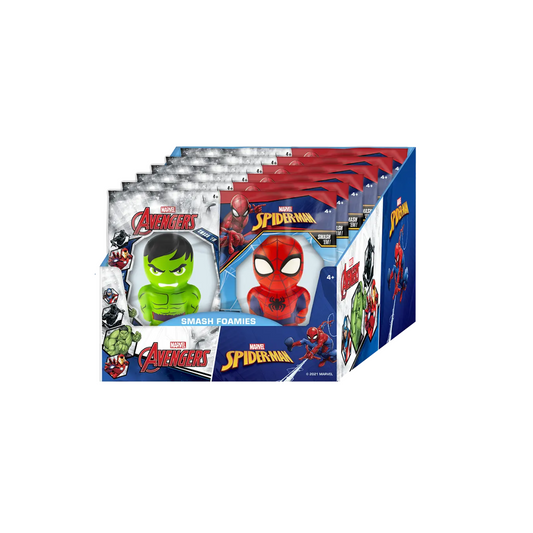 Juguete Smash  Foamies Jaru-Marvel Avengers Action Heroes