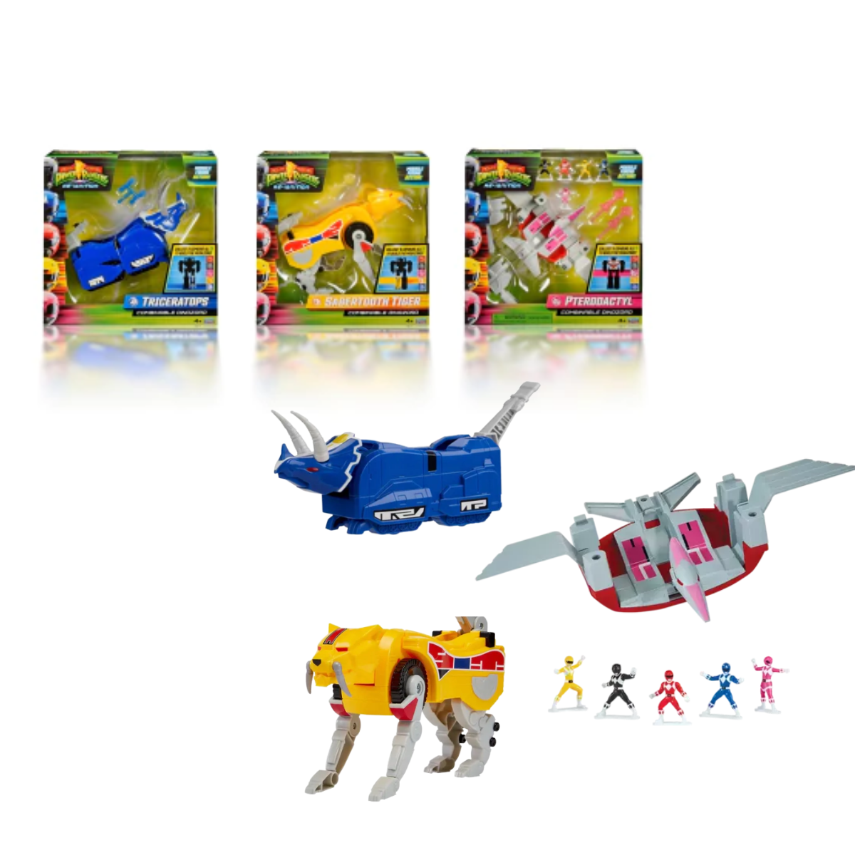 Dinosaurios Power Rangers DinoZords