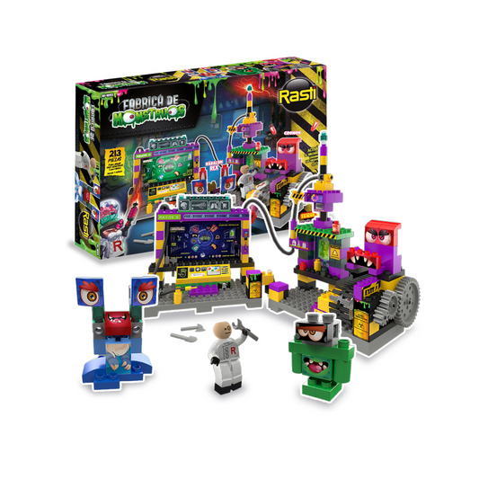 Juego De Construcción Fábrica De Monstruos Rasti