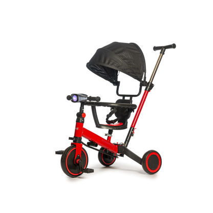 Camicleta 2 en 1 con Capota, Luces y Sonido - Color Rojo