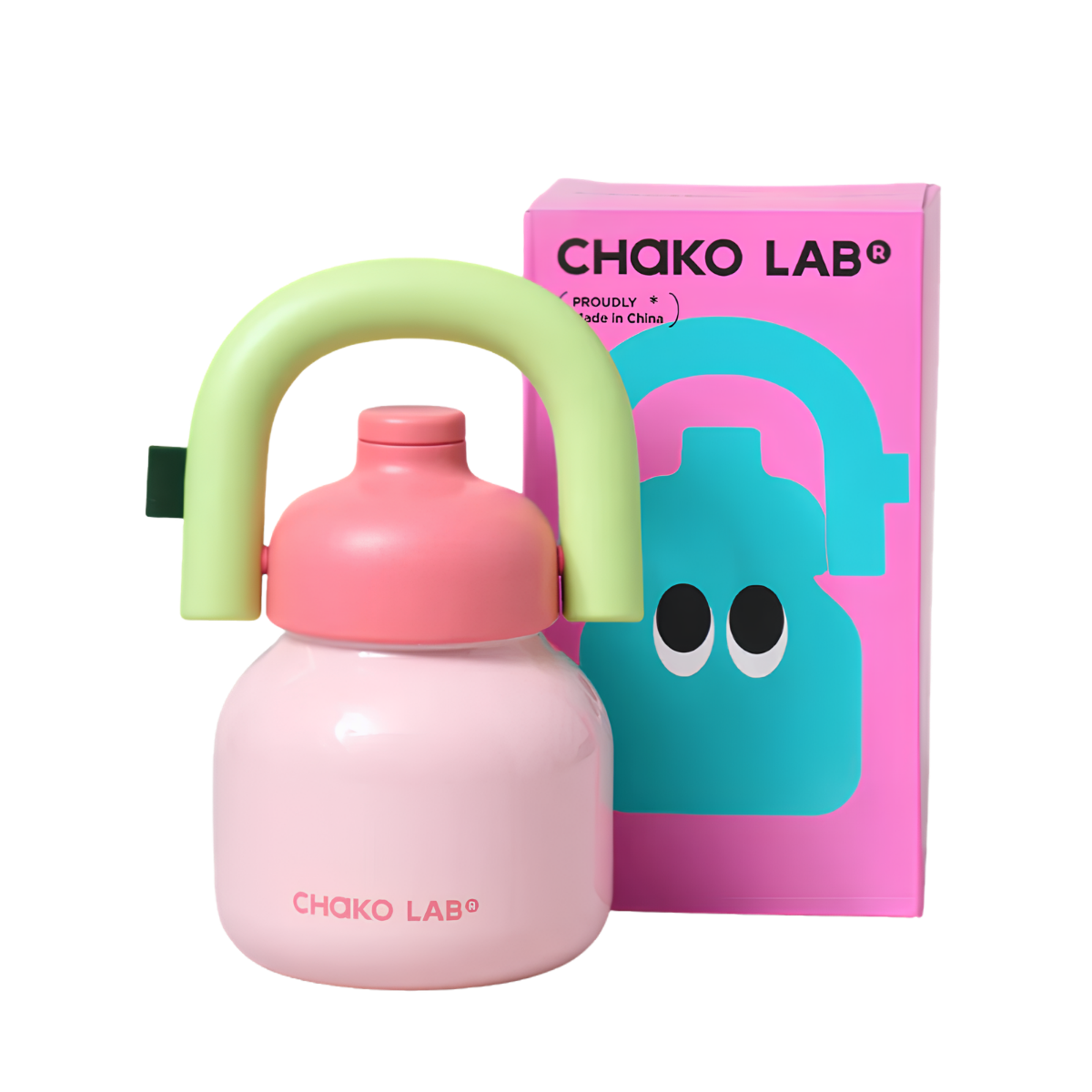Termo Rosa Pastel Lin Lin Kettle Chako Lab 1 Litro
