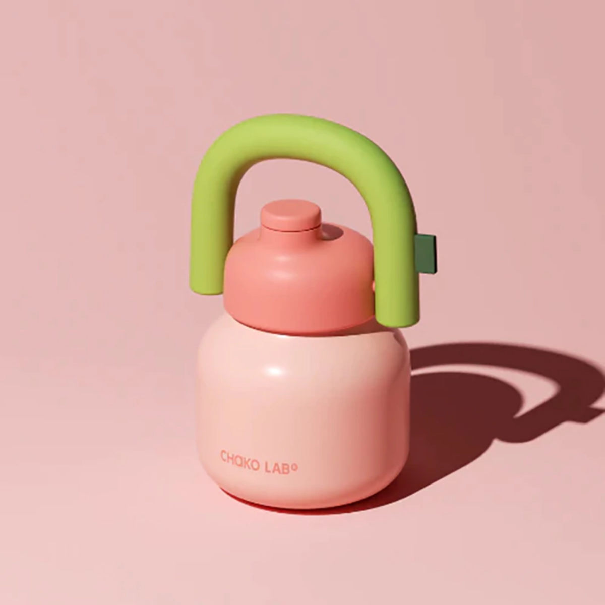 Termo Rosa Pastel Lin Lin Kettle Chako Lab 1 Litro