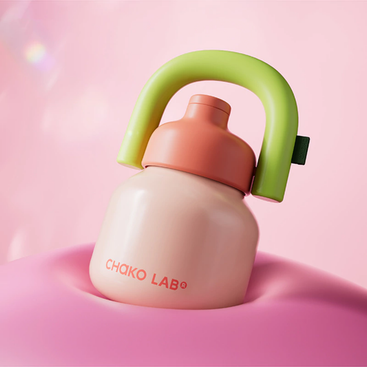 Termo Rosa Pastel Lin Lin Kettle Chako Lab 1 Litro