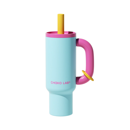 Vaso Térmico Rosa y Azul Bawang Tumbler Chako Lab 1100 ml