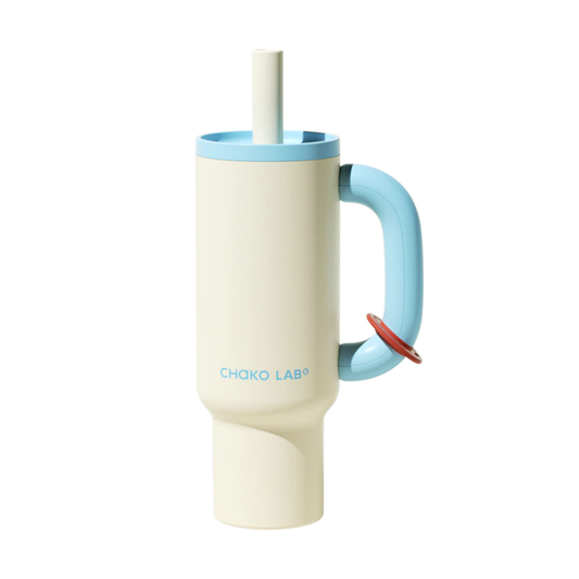 Vaso Térmico Blanco Azulado Bawang Tumbler Chako Lab 1100 ml