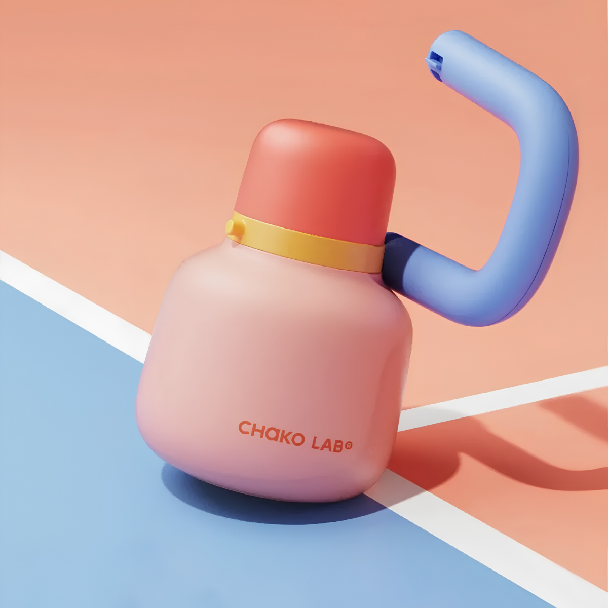 Termo Rosa y Azul Hanging Pot Chako Lab 820 ml
