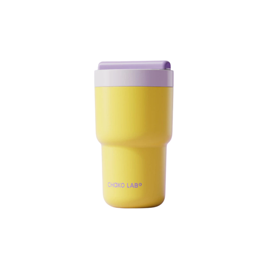 Vaso Térmico Amarillo y Violeta Twist Tumbler Chako Lab 530 ml