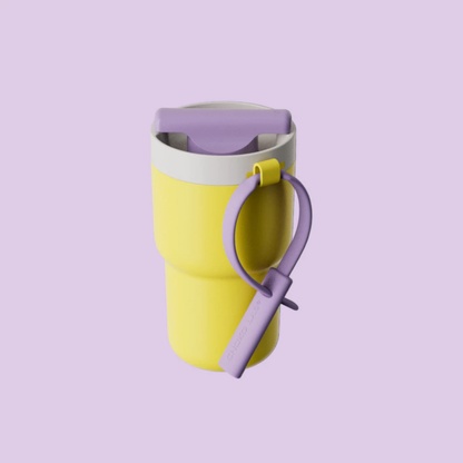 Vaso Térmico Amarillo y Violeta Twist Tumbler Chako Lab 530 ml