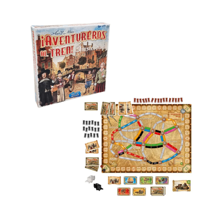 Juego de mesa express Aventureros al Tren: Ámsterdam
