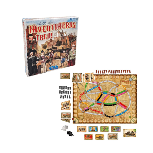 Juego de mesa express Aventureros al Tren: Ámsterdam