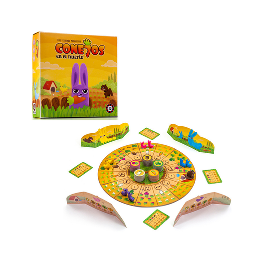 Juego de Mesa Conejos En El Huerto Ruibal