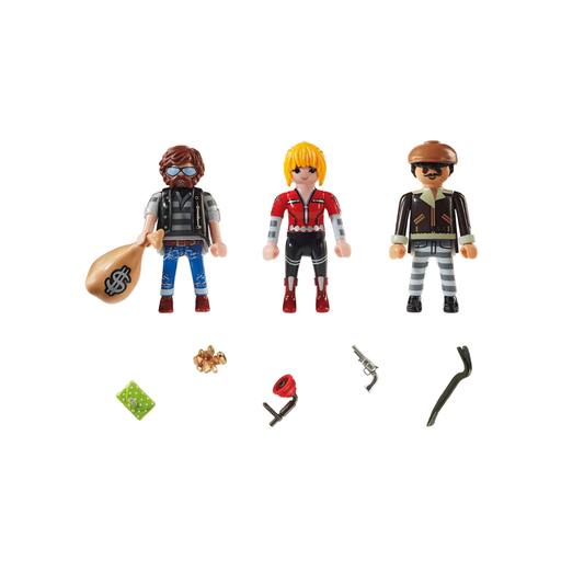 Playmobil Set con 3 Figuras de Ladrones